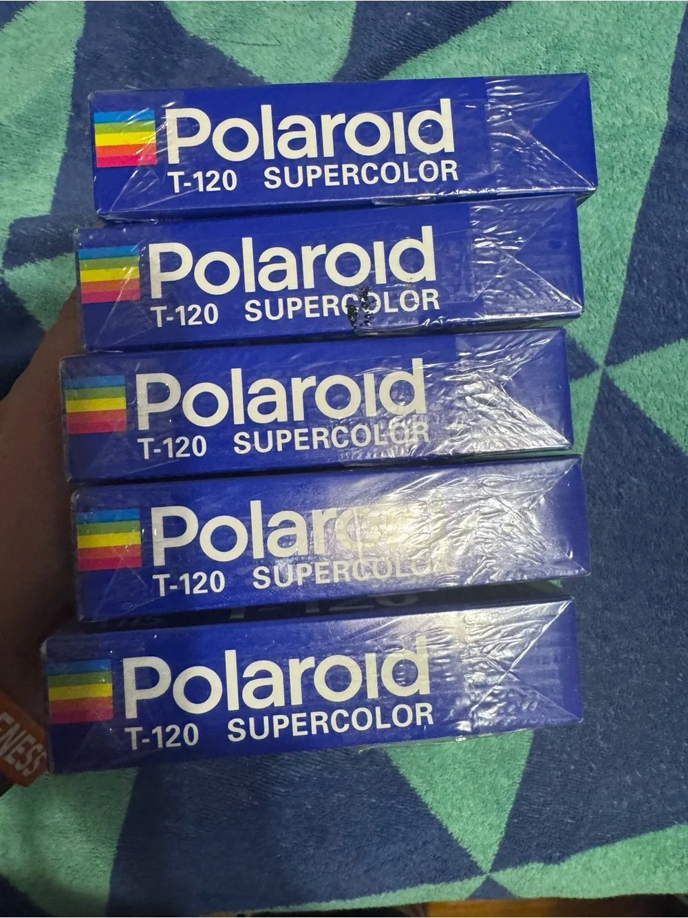 Polaroid Supercolor Plus Videocassette Pack - Blue NEGOTIABLE